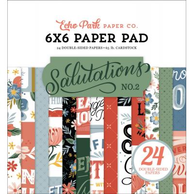 Echo Park Salutations No. 2 Designpapier - Paper Pad